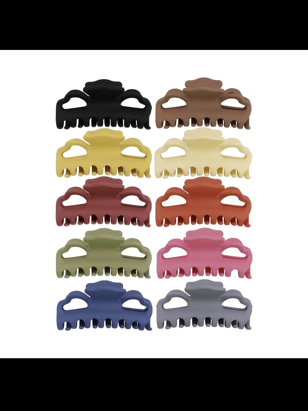 Matt Color Hair Clips